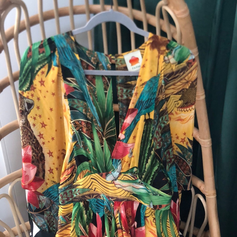 Farm Rio print maxi dress